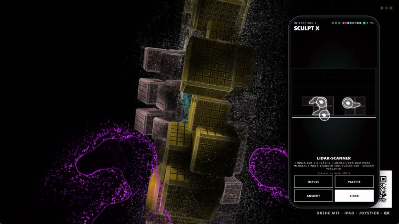 Sculpt X Interaction, Ansicht 3
